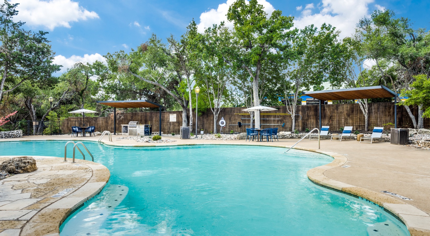 the pool at The Ellwood at Lake Travis